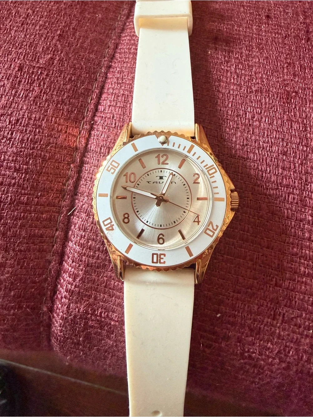 White and Rose Gold Diving Tavan Lady’s watch